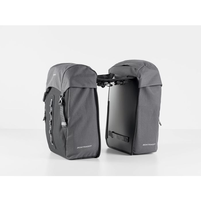 Borsa bici laterale doppia Town 17L nero - La Ciclomoto