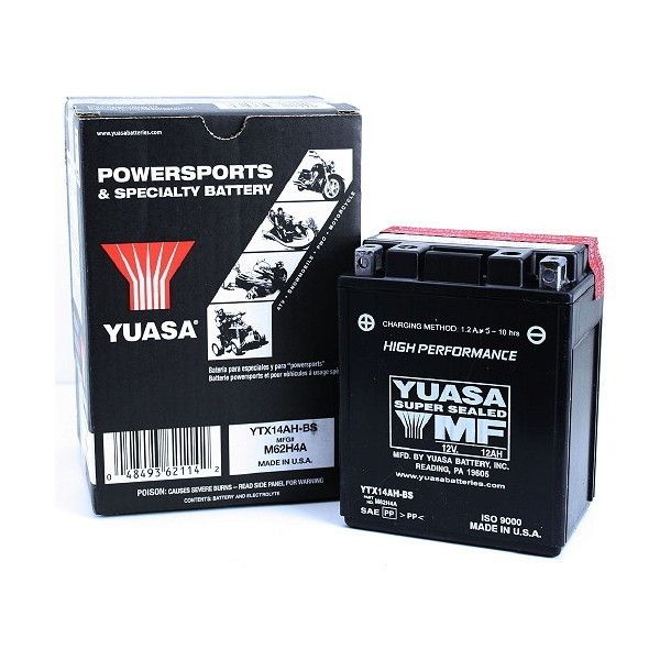 batteria 14bs-ah yuasa xt 12V/12AH - La Ciclomoto