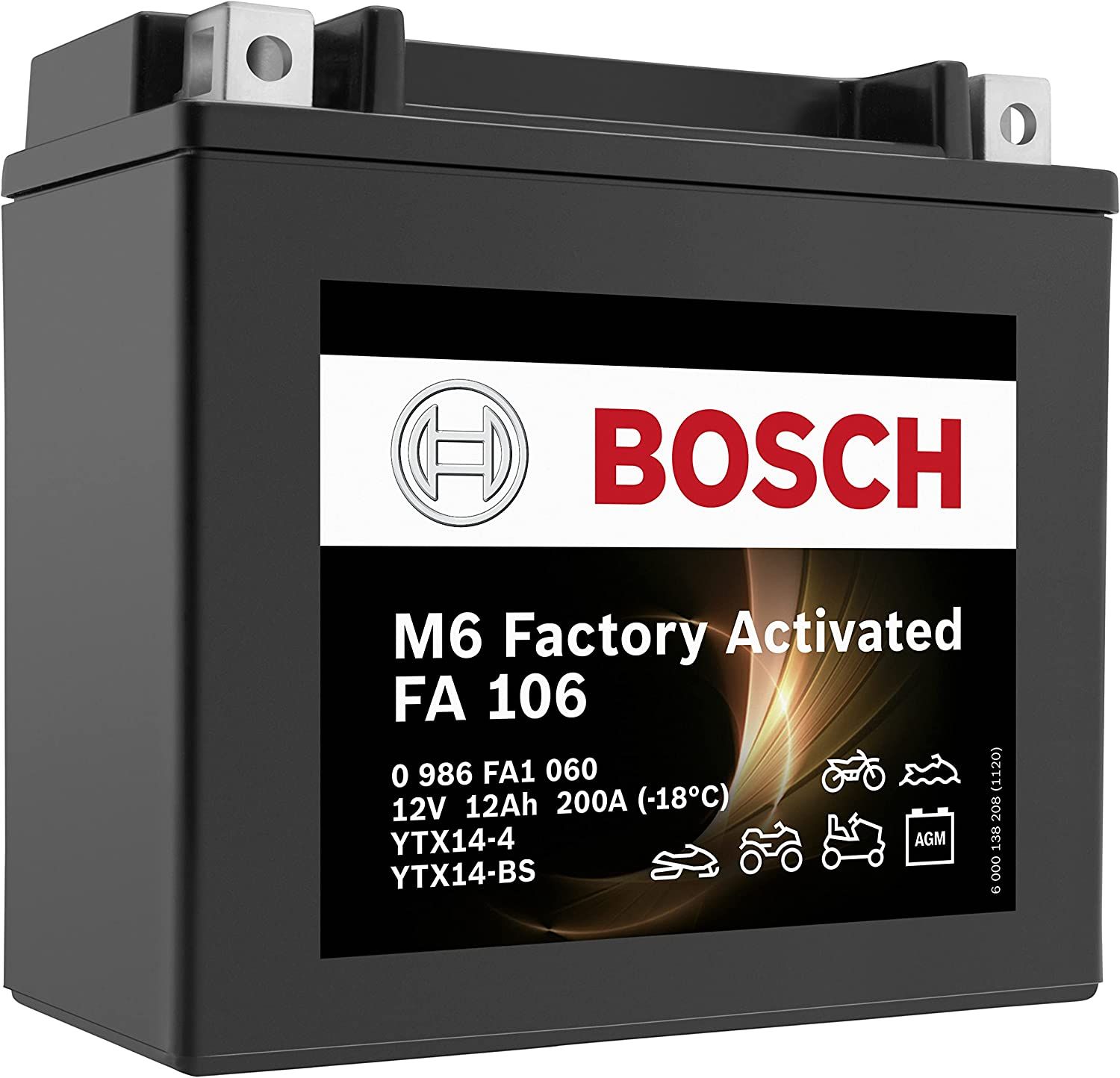 Batterie YTZ10S-BS bosch pour Aprilia Rs 660 2020 2021 2022