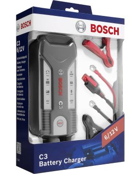 Caricabatterie mantenitore Bosch Automotive C3 - 3.8 A 6v/12v auto moto camper