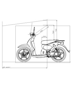 Parabrezza nudo solo lastra FABBRI 1940EX MAJESTY SKYLINER 125-150-180 01/06