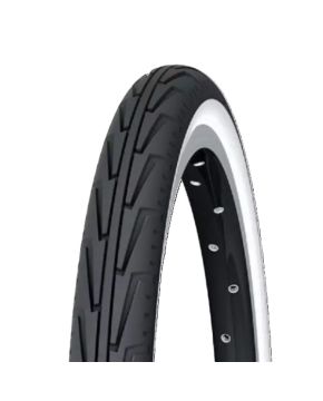 Pneumatico 20 Copertone bici 500 a confort 37-440 bianco e nero