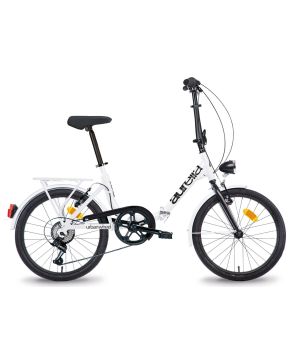 Bici 20 pieghevole folding car bike in alluminio aurelia 6 speed bianco Dino Bikes