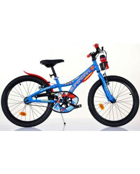 Bici 20 Superman blu rossa e gialla con borraccia per bambino Dino Bike