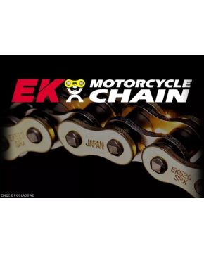 Catena di trasmissione moto EK CHAIN 520 120 maglie O-RING SRO-6 EK520SRO6120