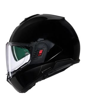 Casco flip-back modulare NOLAN N120-1 CLASSICO 301 Pinlock nero lucido