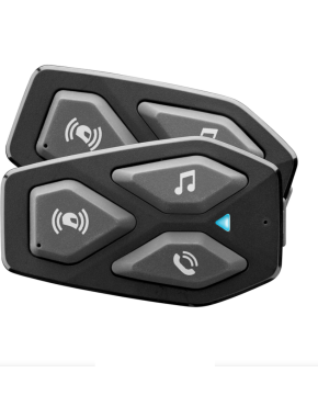 Coppia interfono Bluetooth U-COM 3 Interphone casco moto musica gps telefono