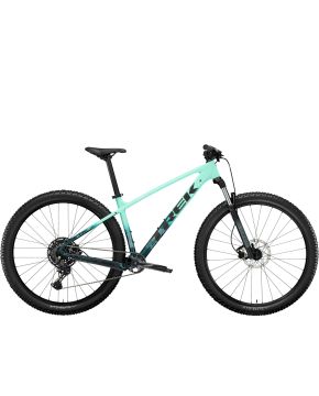 Bici Marlin 6 Gen 3 MTB Verde Miami Green to Dark Aquatic Fade Front Disk Trek