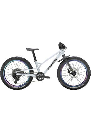 Bici Wahoo 20 Trail MTB 9 velocità Plasma Grigio Perla disk per bambino TREK