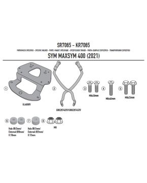 portabauletto sym maxsym 400 (2021) sr7065