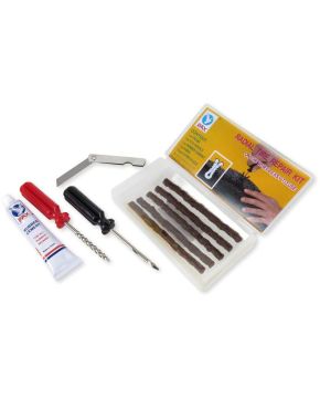 Kit completo per riparazione Forature Auto Moto TUBELESS Otturatori pneumatico